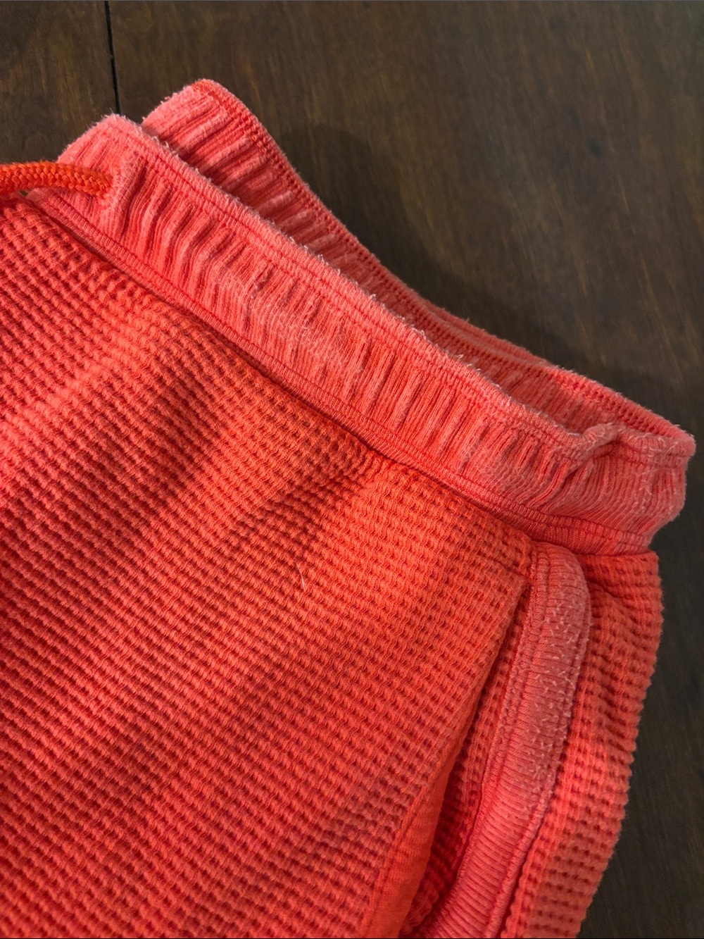 Athleta Tranquil Waffle Shorts in Cardinal - Women's Casual Lounge Shorts - Picture 3 of 3